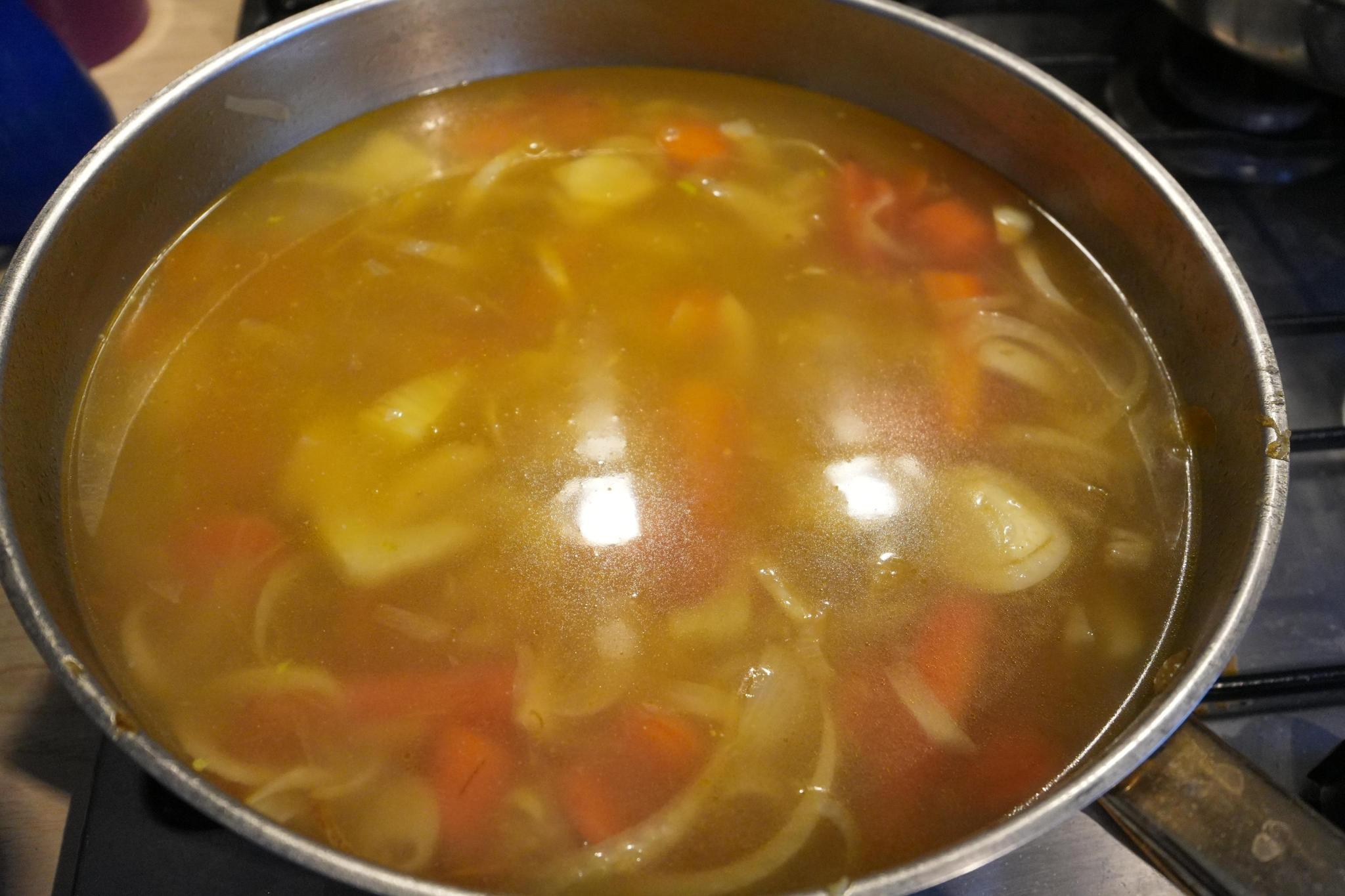 more water in the pan