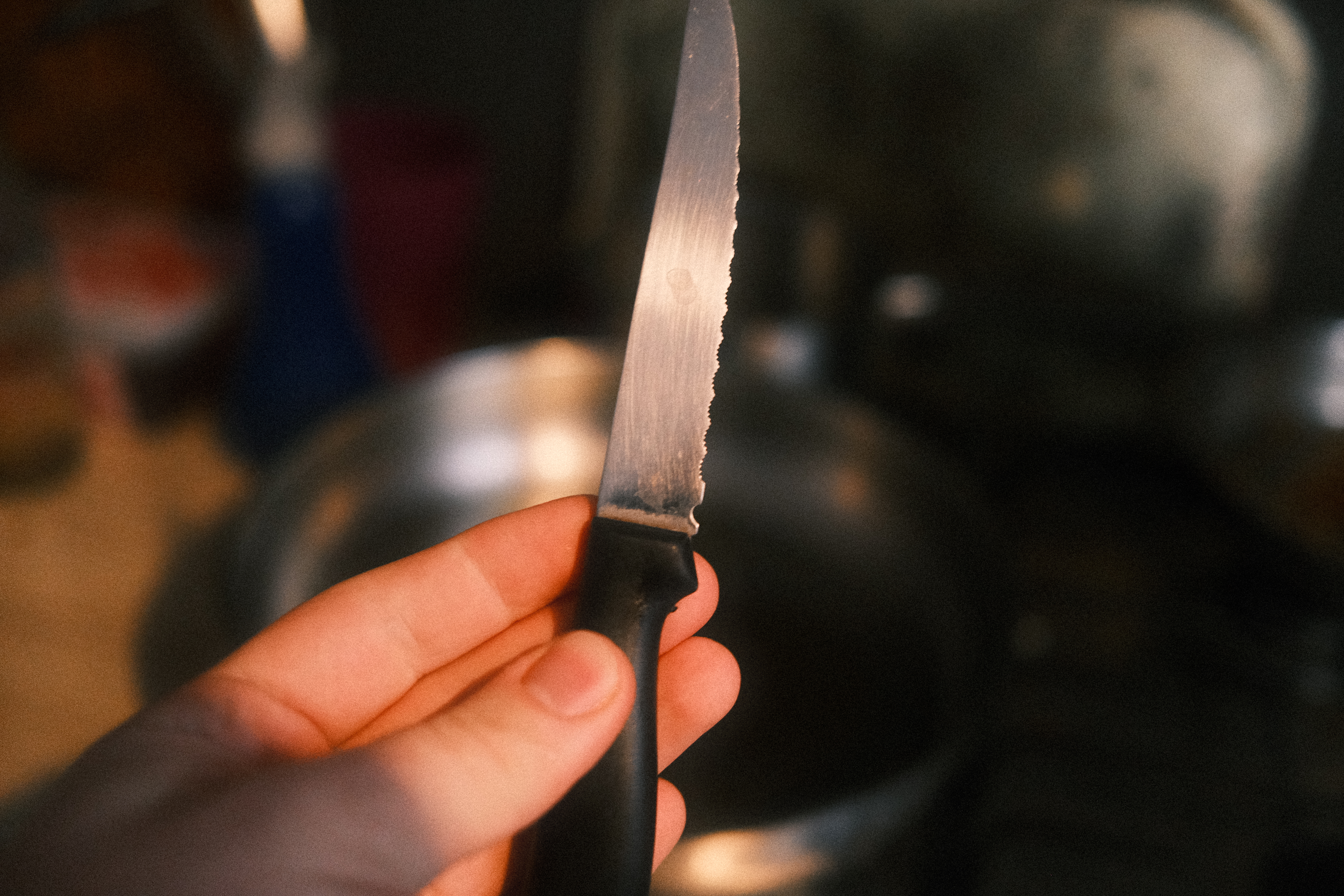 a clean knife